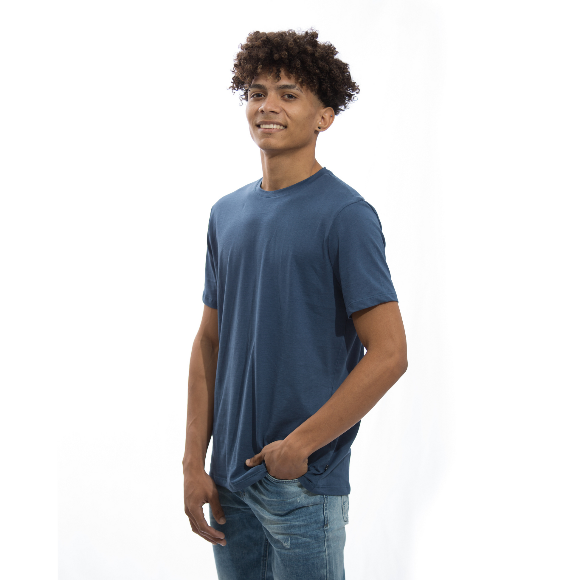 Navy Men's T-Shirt – STITCH-ISH & CO. Navy Men's T-Shirt – STITCH-ISH & CO.